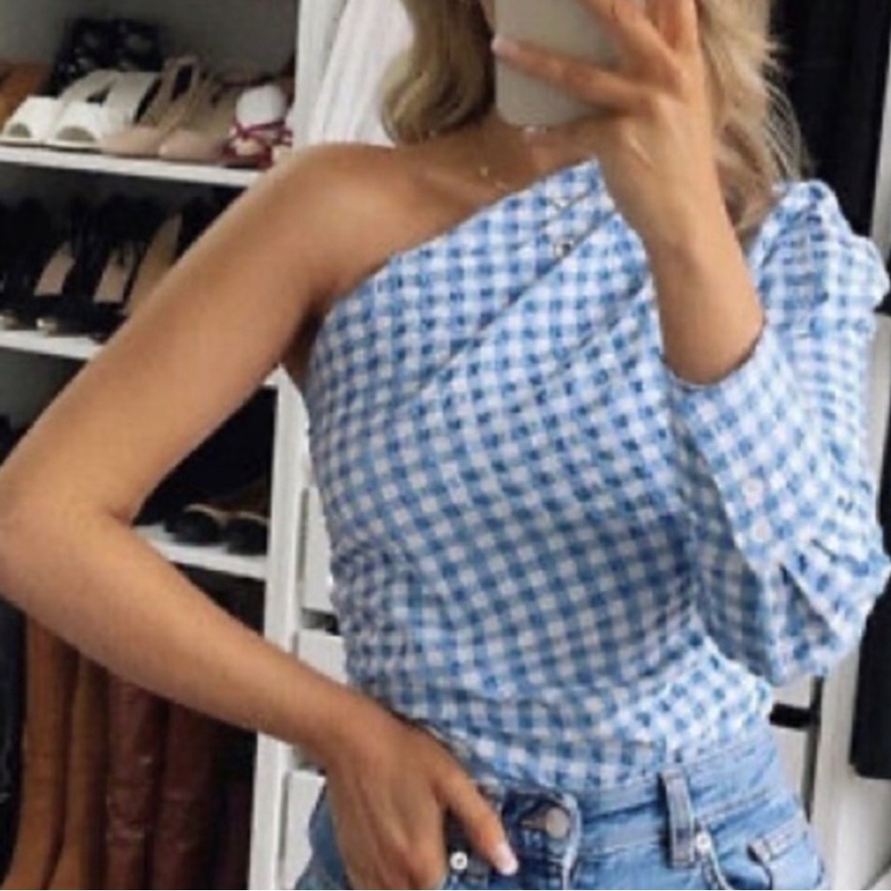 Zara one shoulder top